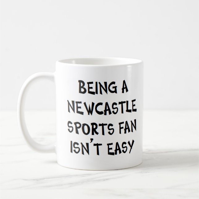 Mug supporter sportif de Newcastle, étant (Gauche)