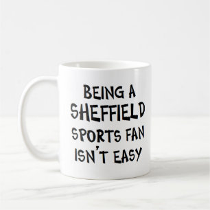 Mug supporter sportif de sheffield, être