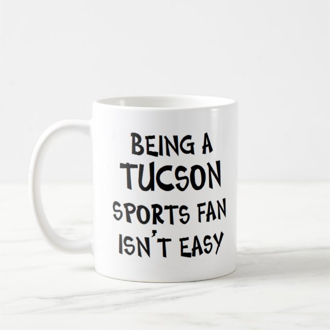 Mug supporter sportif de Tucson, étant (Gauche)