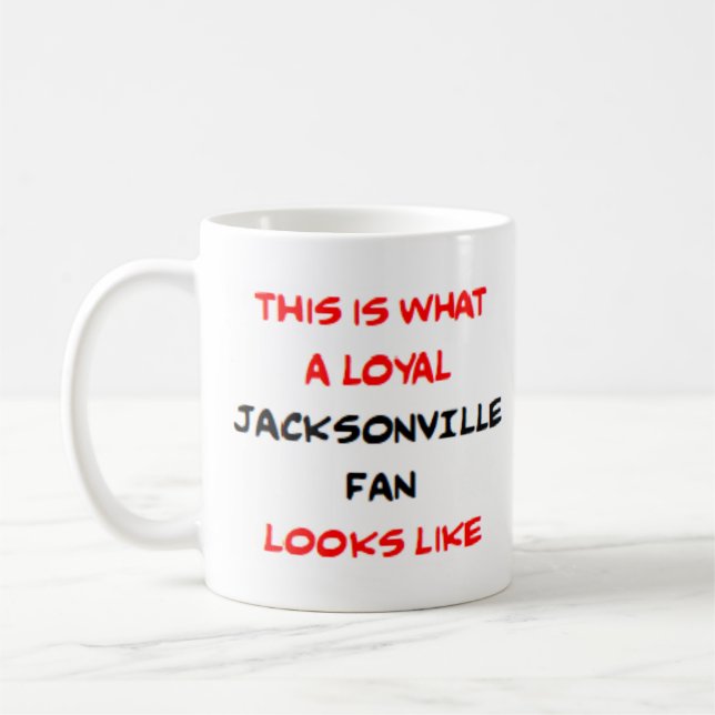 Mug supporteur de Jacksonville, loyal (Gauche)