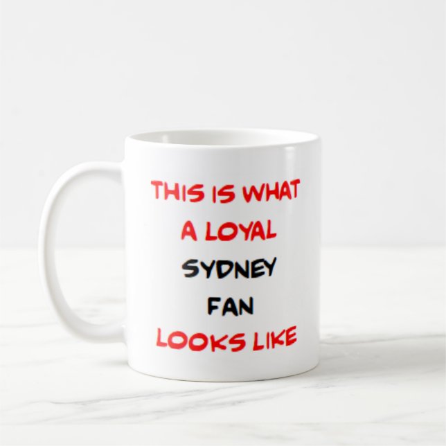 Mug supporteur de Sydney, loyal (Gauche)