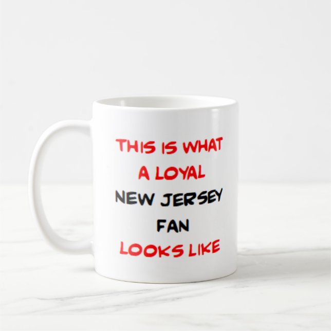 Mug supporteur du New Jersey, loyal (Gauche)