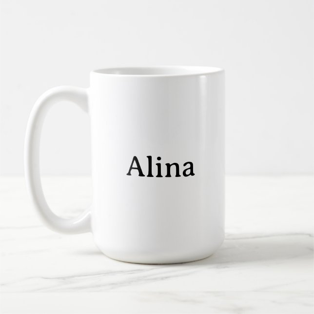 Mug supprimer le texte ajouter son propre design 15 oz (Gauche)