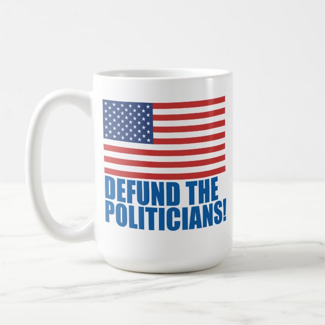 Mug Supprimer les fonds aux Politiciens (Gauche)