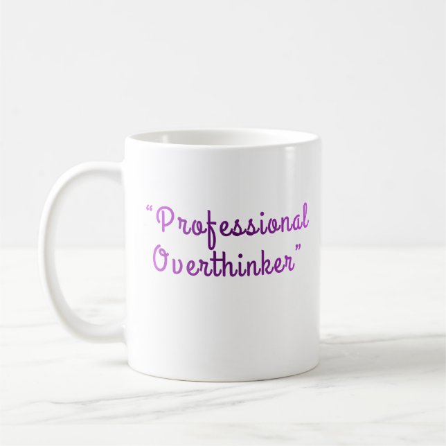 Mug Sur-analyste professionnel Design drôle et identif (Gauche)