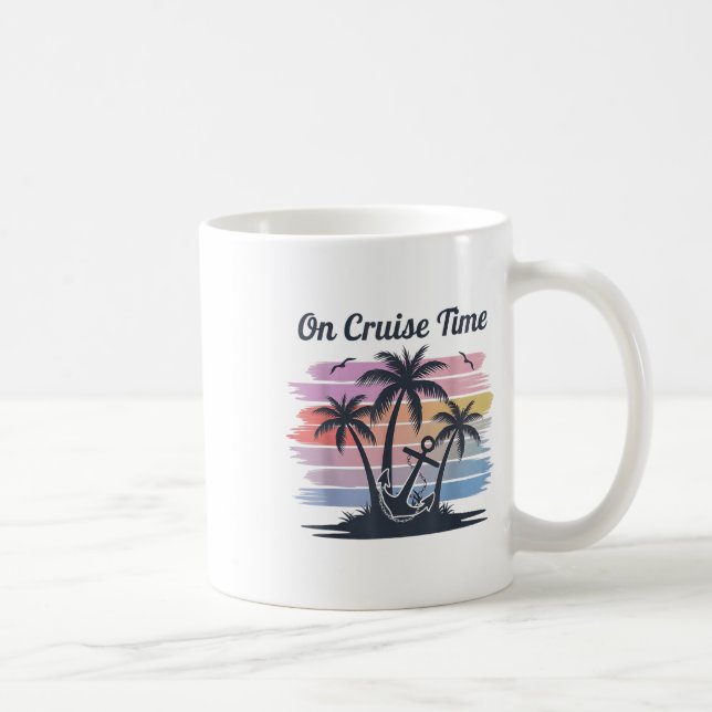 Mug Sur Croisière Heure Croisière Escouade Vacances Am (Droite)