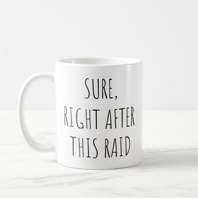 Mug Sûr Juste Après Ce Raid Drôle Amateur De Jeux (Gauche)