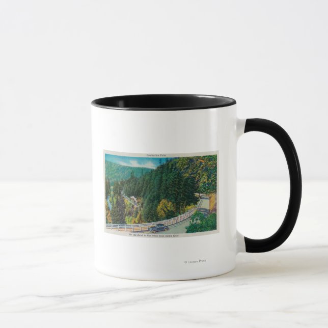 Mug Sur la route des grands arbres de Père Noël Cruz (Droite)