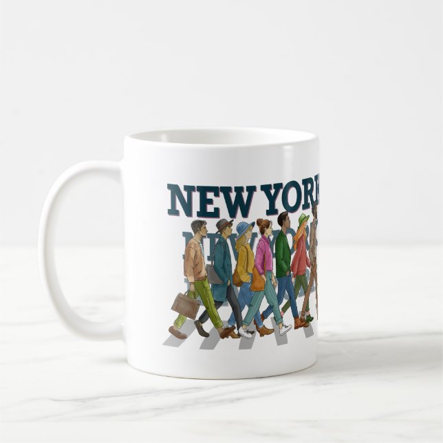Mug Sur les trottoirs de New York (Gauche)