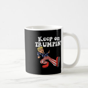 Mug Sur Trumpin Funny Usa Flag Support Réélire Trump 2