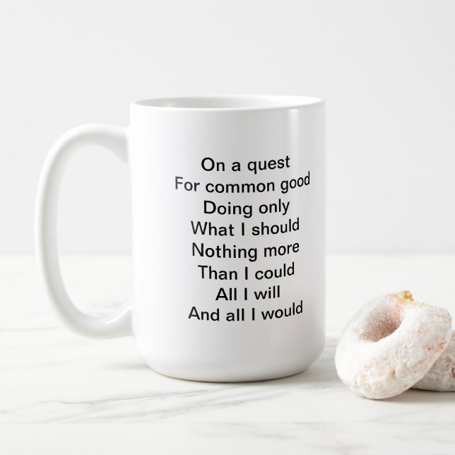 Mug Sur une quête (Avec donut)