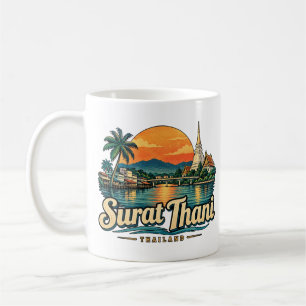 Mug Surat Thani Thaïlande Voyage Art Monument Historiq