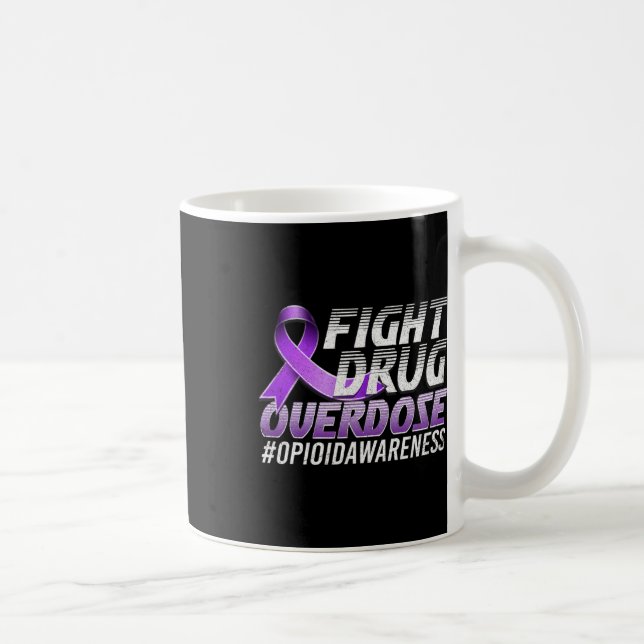 Mug Surdose de drogue Sensibilisation aux opioïdes 2 (Droite)