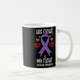 Mug Surdose de sensibilisation Ruban Sa lutte est mon