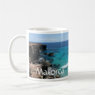 Mug Surf écrasant sur les rochers, Eau Turquoise, Côte