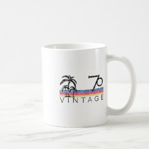 Mug Surf vintage 1970 Coucher de soleil sur l'océan Pa