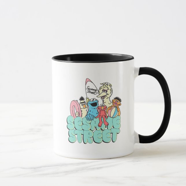 Mug Surf vintage Rue Sésame 90 (Droite)