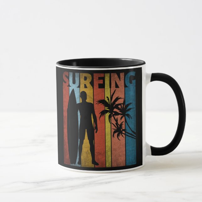 MUG SURFANT L'ÉTÉ TROPICAL (Droite)