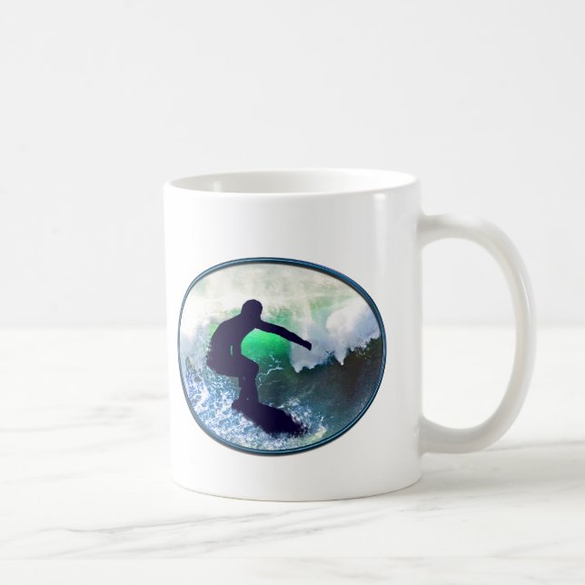 Mug Surfer dans la grande vague (Droite)