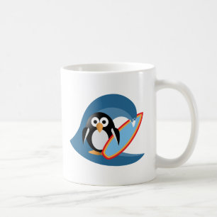 Mug Surfer de pingouin