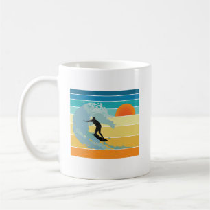 Mug Surfer Dude Sunset Vintage