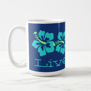 Mug Surfer hawaïen "de Pono vivant" de ketmie d'Aqua
