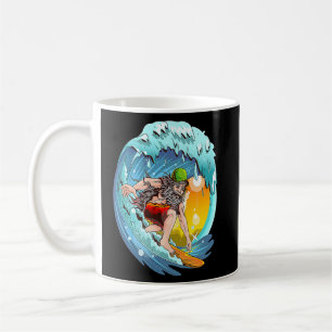 Mug Surfer Hippie aventure jamais trop vieux surf comm