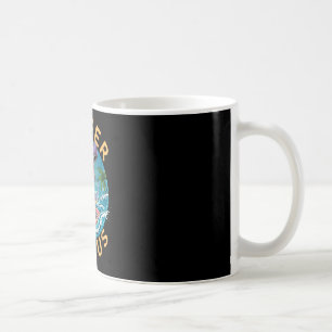 Mug Surfeur Saurus T-rex Dinosaures Surfant Cavalier D