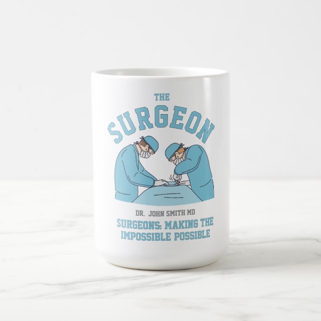 Mug Surgeons: making the impossible possible doctor (Centre)