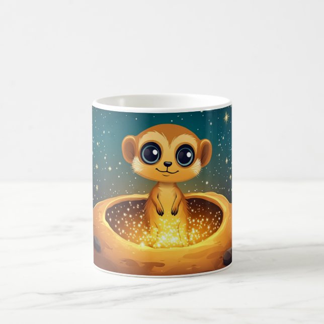 Mug suricate, un petit mammal qui vit dans les déserts (Centre)