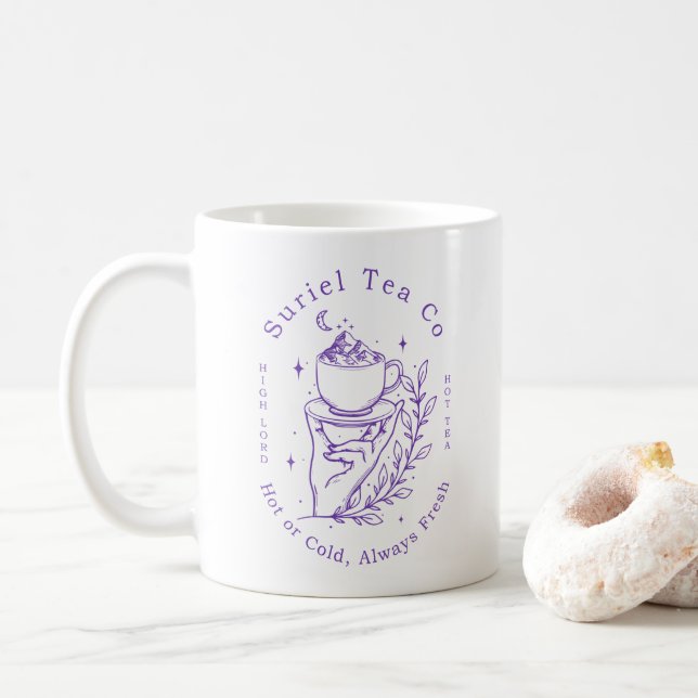 Mug Suriel Tea Co Company ACOTAR Velaris 1WH3 (Avec donut)