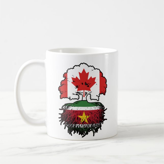 Mug Suriname Surinamais Canadian Canada Tree Roots (Gauche)