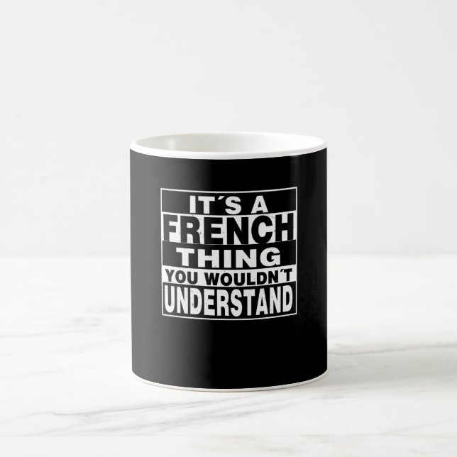 Mug Surnom français Cadeau personnalisé (Centre)