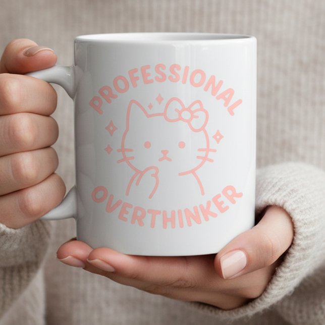 Mug Surpenseur Professionnel Drôle Chat Surpense  (Créateur téléchargé)