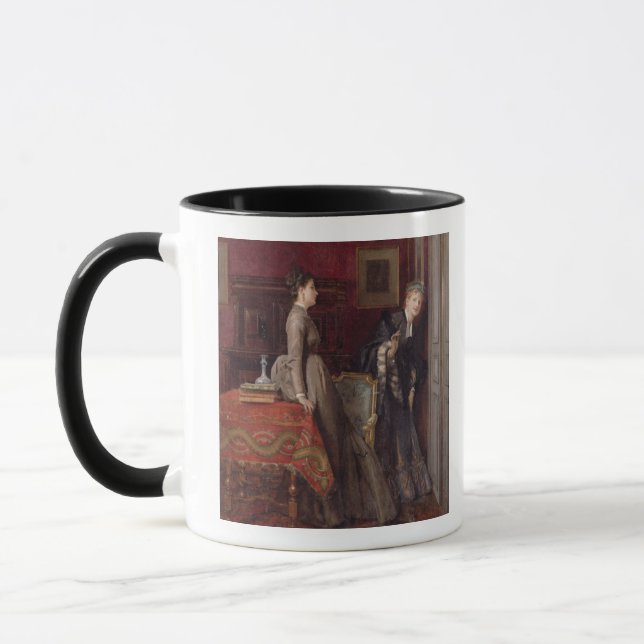 Mug Surpris (huile sur le panneau) (Gauche)