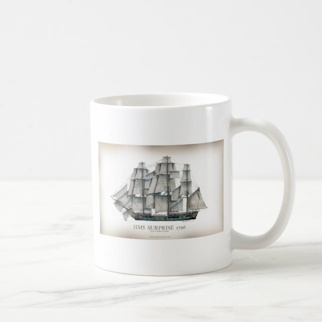 Mug Surprise 1796 de voie HMP âgée (Droite)