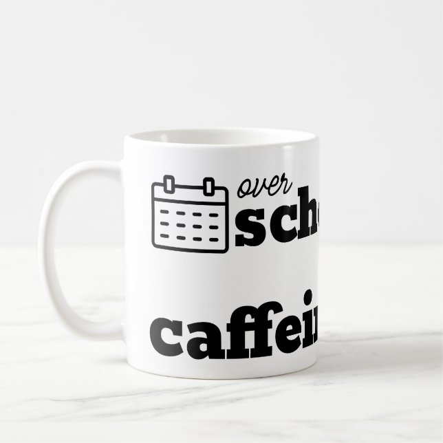 Mug Surprogrammé et sous la caféine (Gauche)
