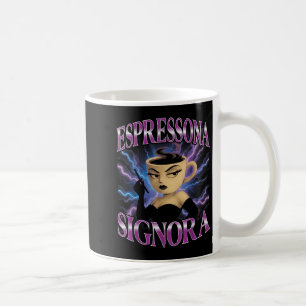 Mug Surreal Italian Brainrot Meme Espressona Signora F