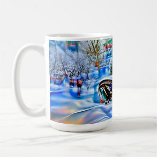 Mug Surreal Winter Wonderland avec lumière Iridescente