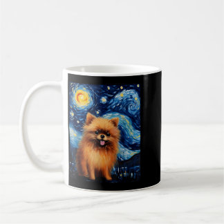 Mug Surréalisme Peignez les étoiles Pom-Chi Dog