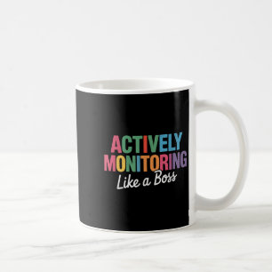 Mug Surveillance Active Comme Un Enseignement De Test