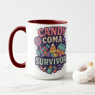 Mug Survivant au coma des bonbons Halloween