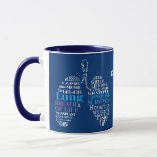 Mug Survivant de la transplantation pulmonaire Personn