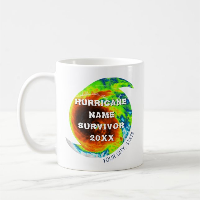 Mug Survivant de l'ouragan Personnalisé (Gauche)