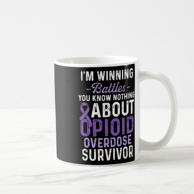 Mug Survivant du guerrier de sensibilisation à la surd (Droite)