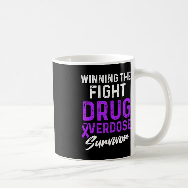 Mug Survivant du guerrier de sensibilisation à la surd (Droite)