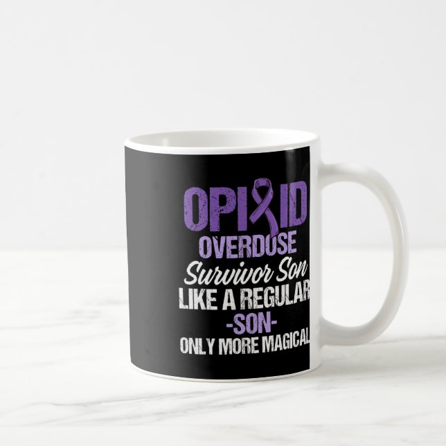 Mug Survivant du guerrier de sensibilisation à la surd (Droite)