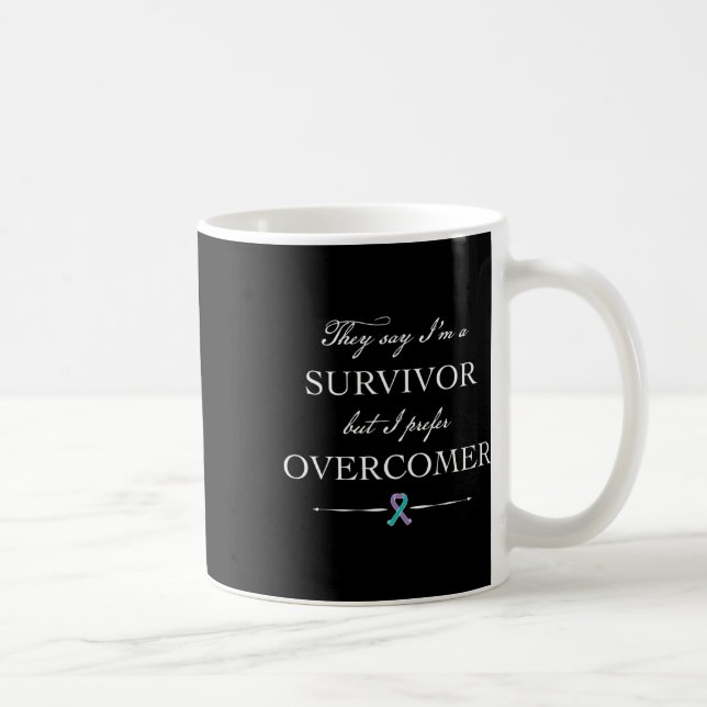 Mug Survivant du suicide - Je préfère le survenu (Droite)