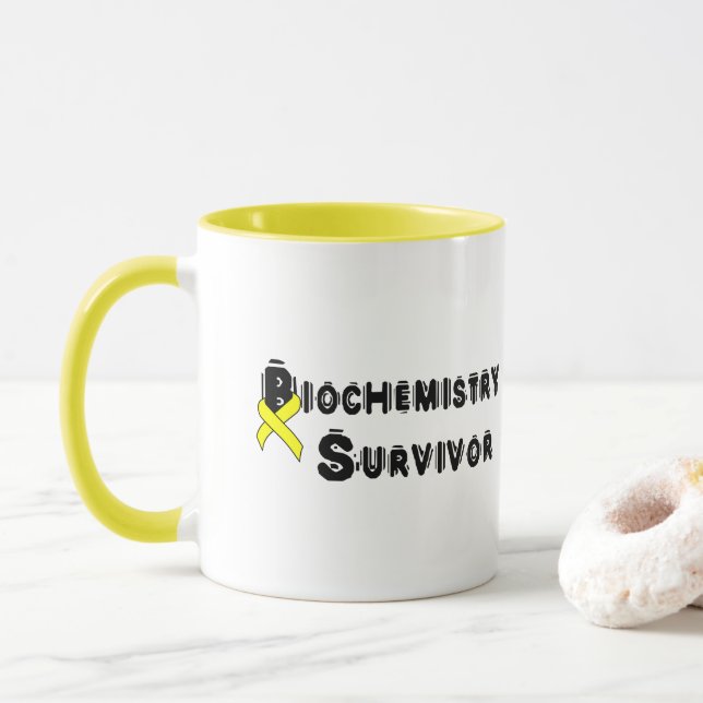 Mug Survivant en biochimie (Avec donut)