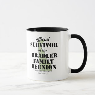 Mug Survivant officiel de la Réunion familiale - Delaw